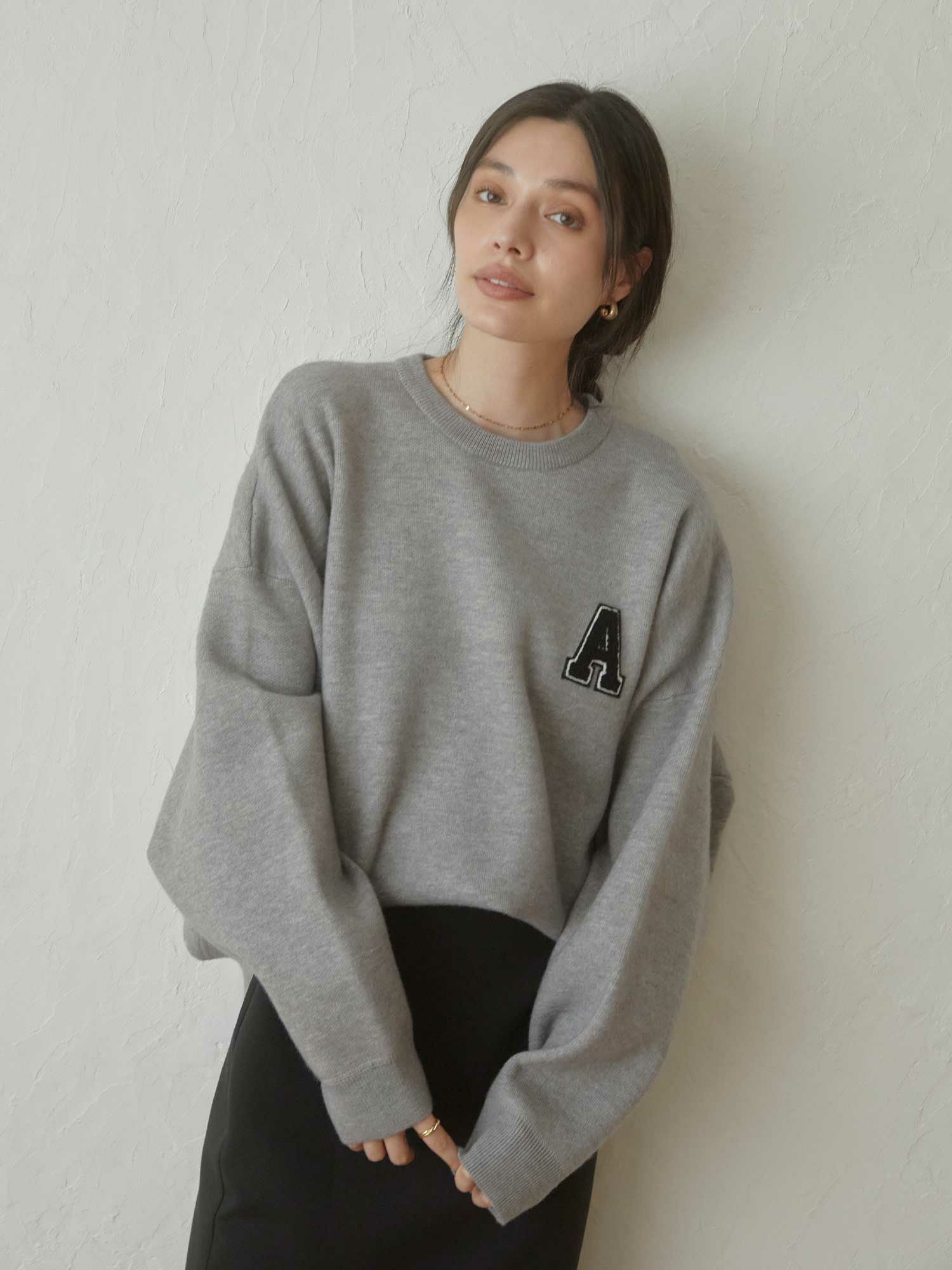 A logo sweat ニット | ACYM ONLINE SHOP