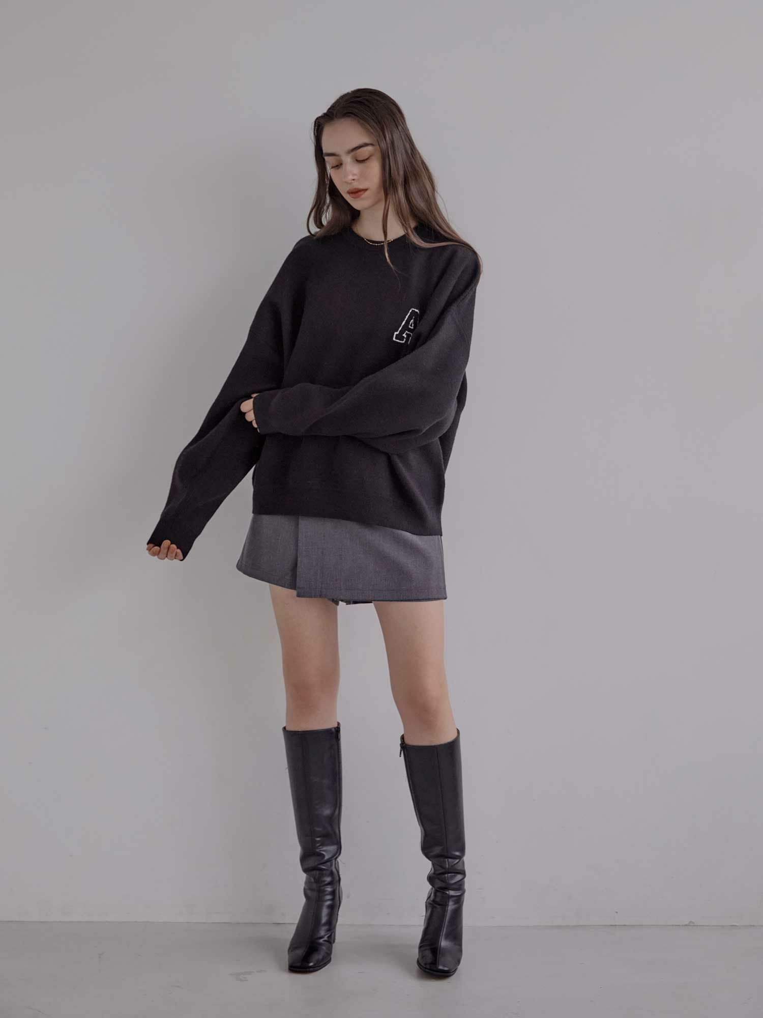 A logo sweat ニット | ACYM ONLINE SHOP