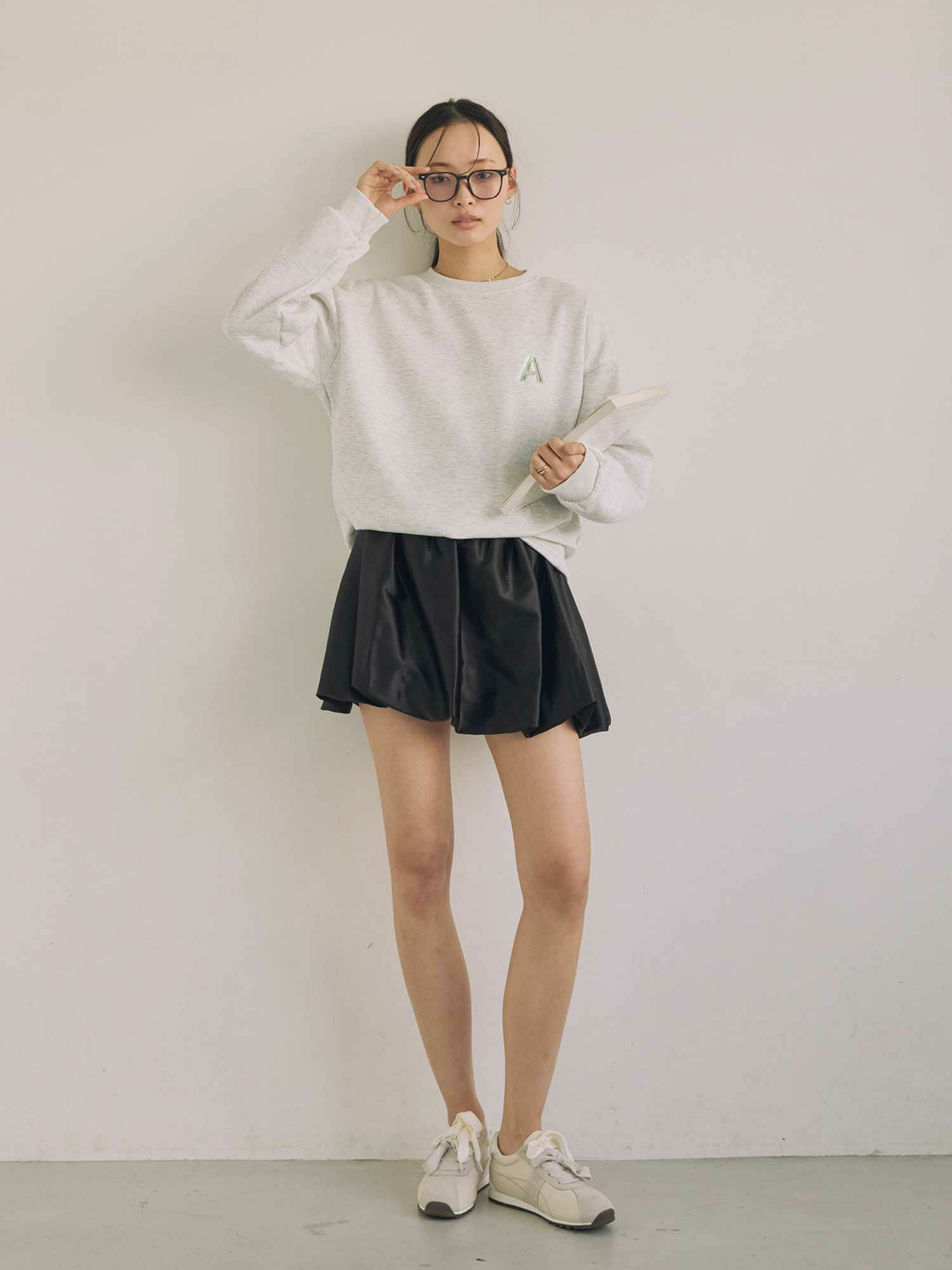 サテンバルーンミニスカート | ACYM ONLINE SHOP