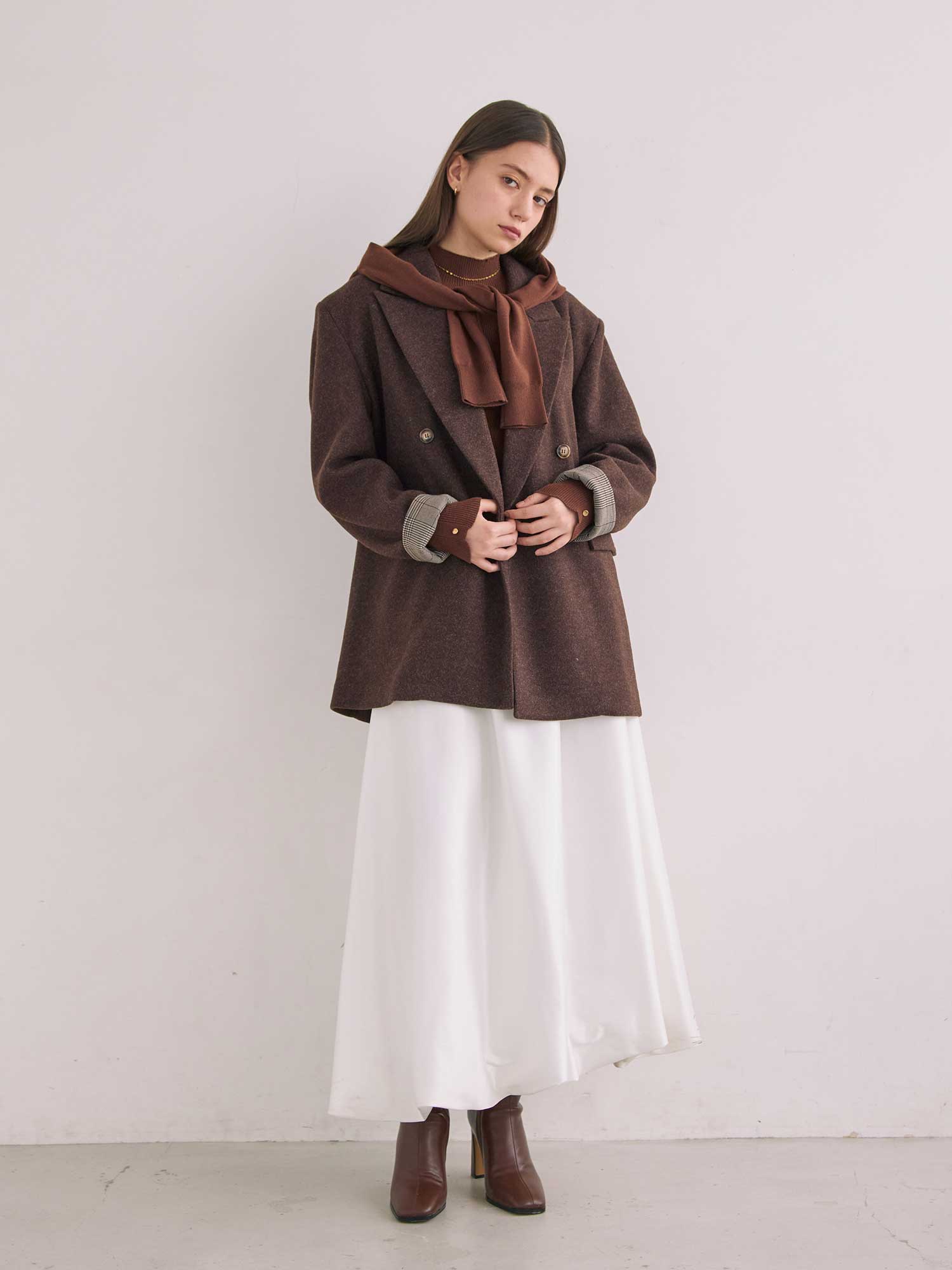 サテンバルーンロングスカート | ACYM ONLINE SHOP