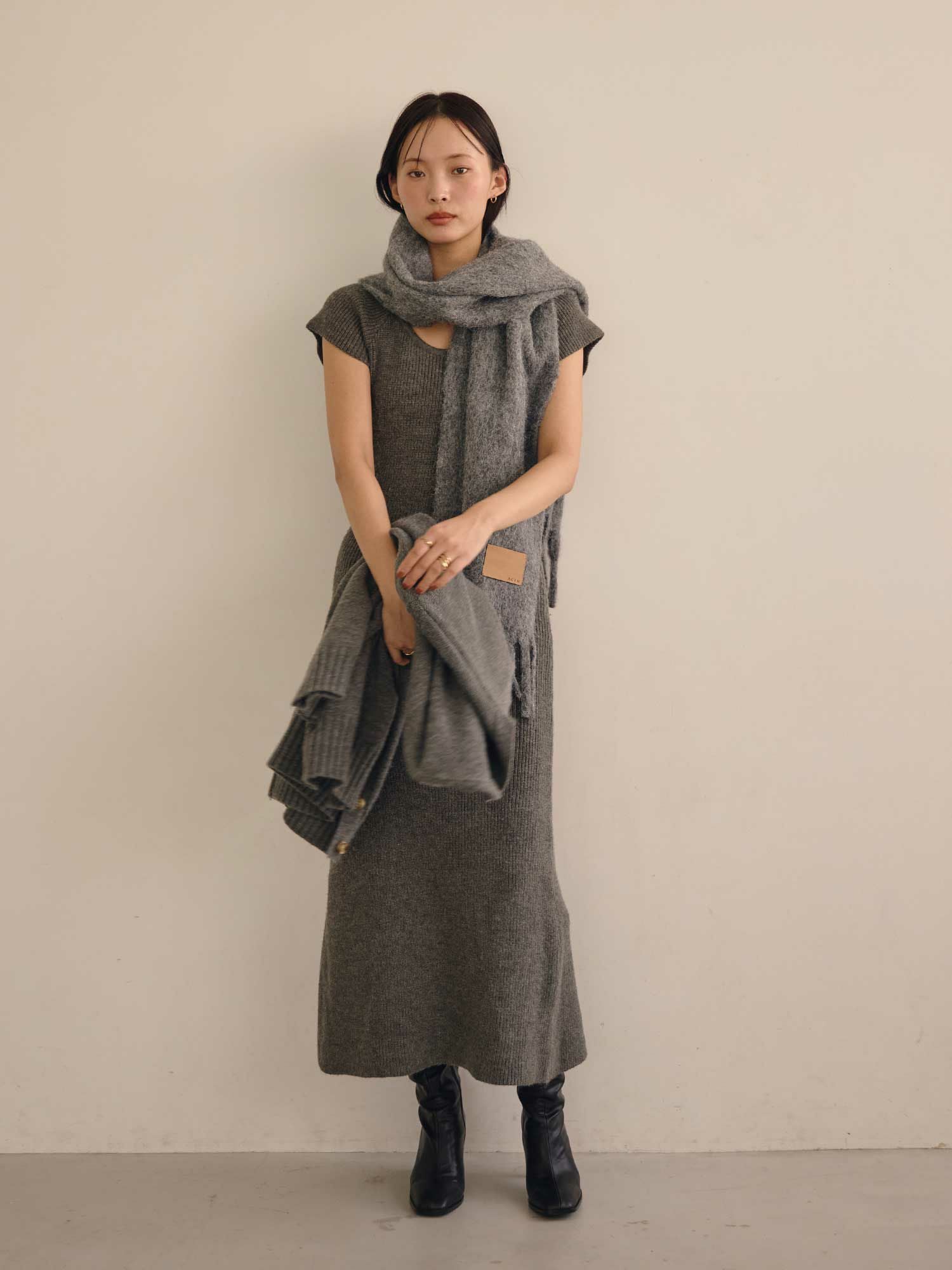 Betty long knit ワンピース | ACYM ONLINE SHOP