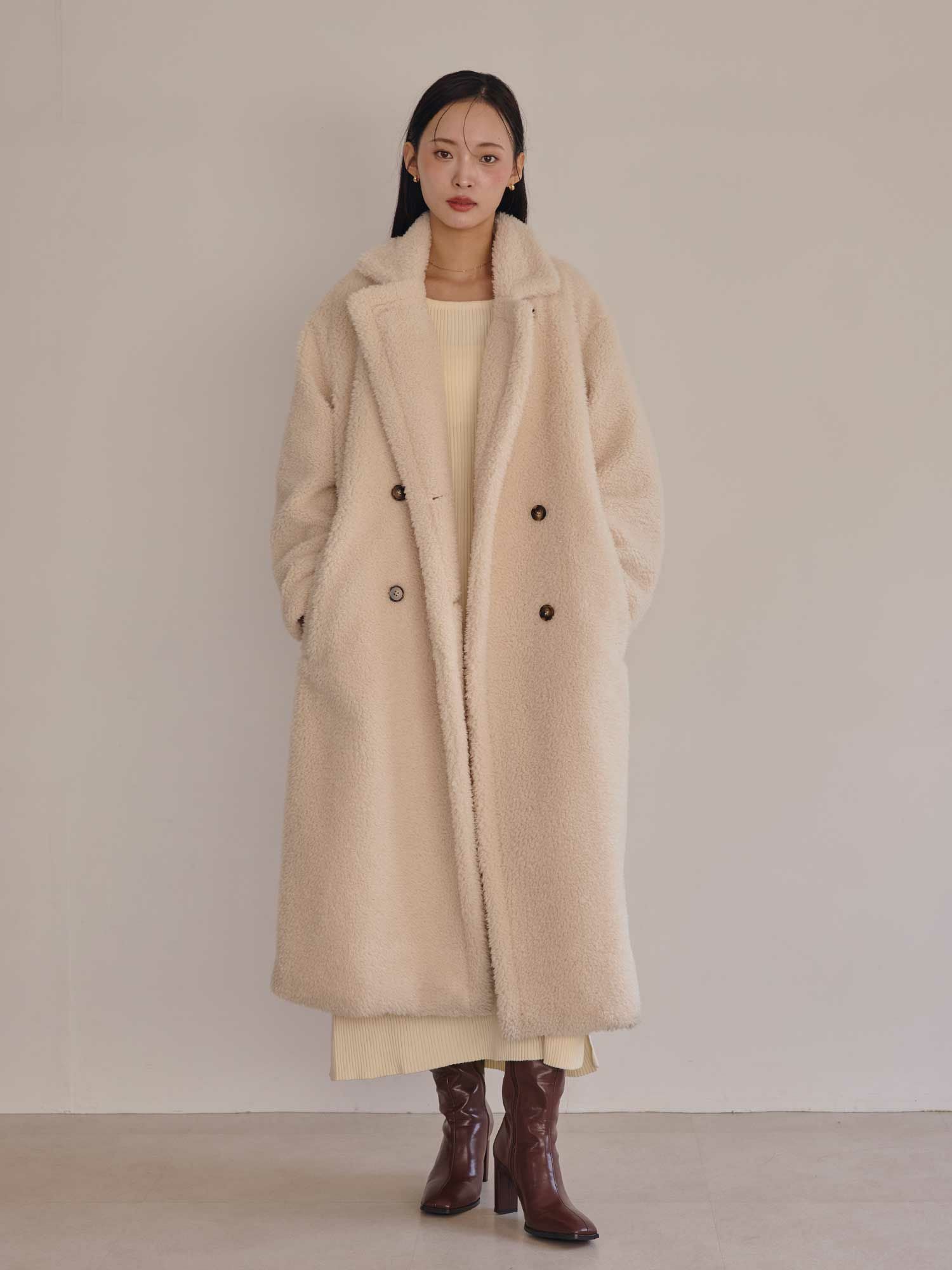 テディボアロングコート | ACYM ONLINE SHOP テディボアロングコート | ACYM ONLINE SHOP