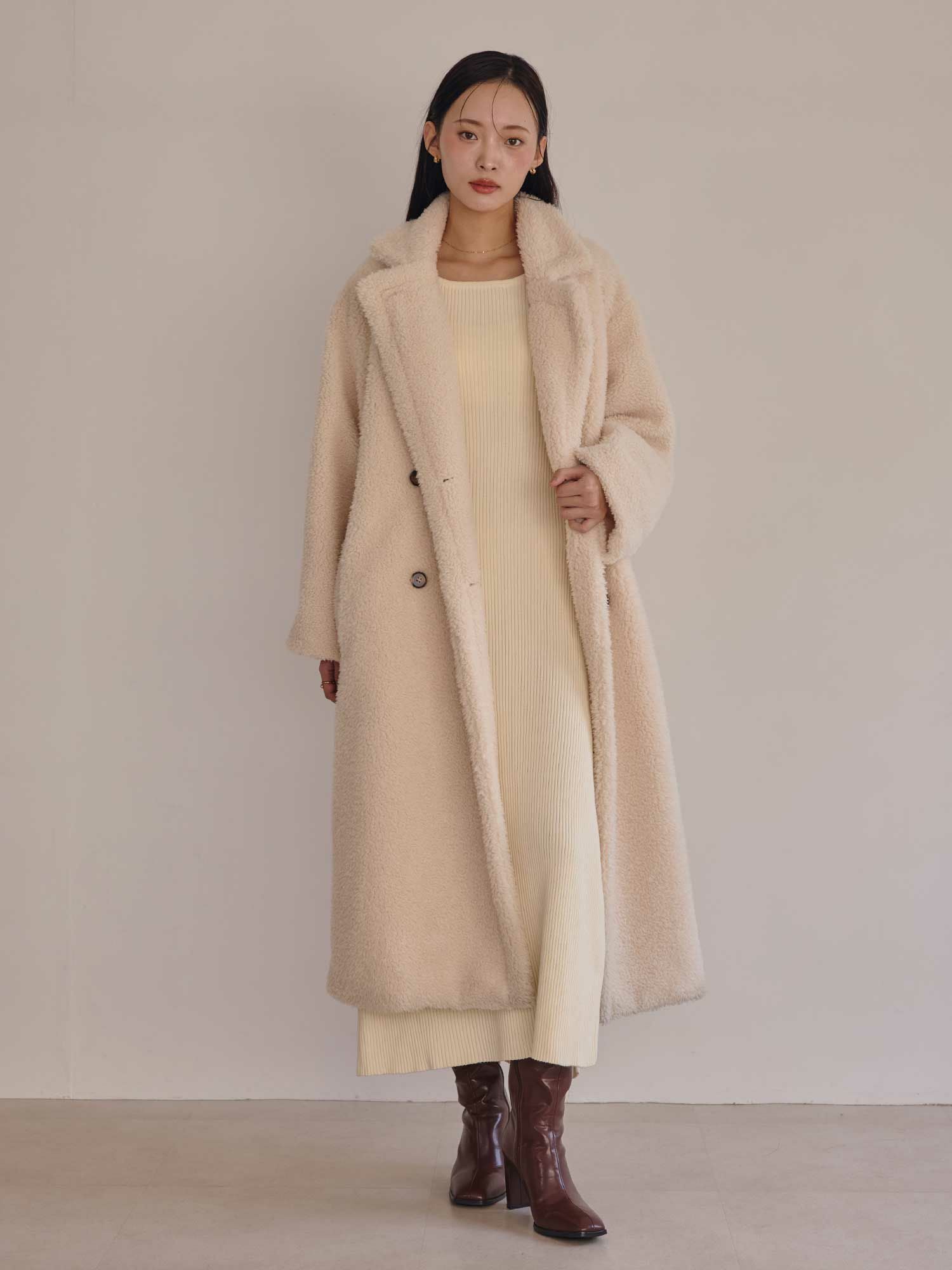 ACYMアシーム テディボアロングコート テディボアロングコート | ACYM ONLINE SHOP
