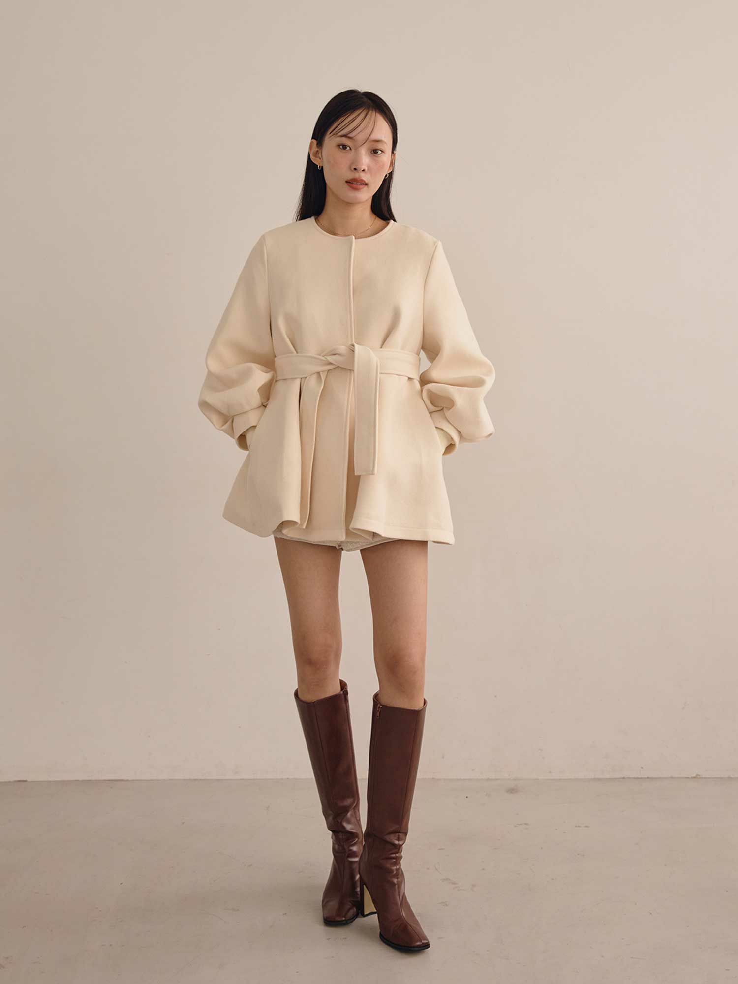 ACYM ロングブーツ　ブラック　L Betty skinny ロングブーツ | ACYM ONLINE SHOP
