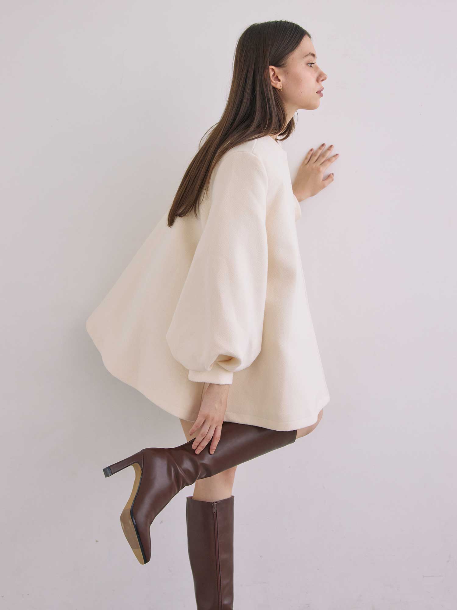 バルーンスリーブフレアコート | ACYM ONLINE SHOP