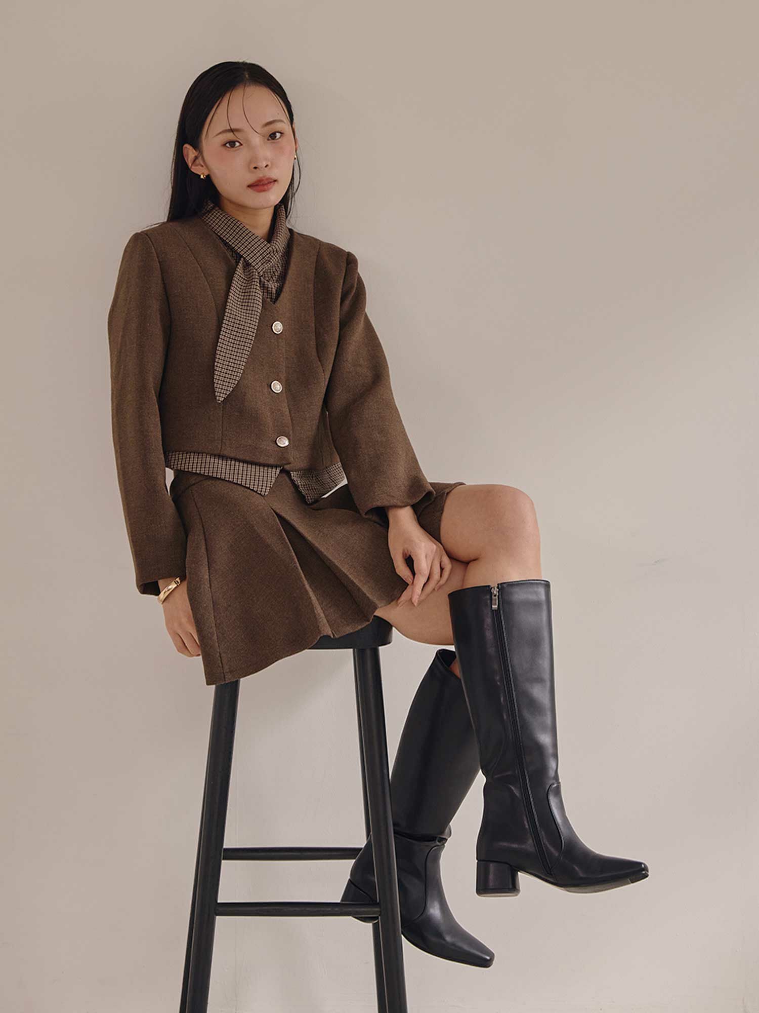 クラシカルチェックセットアップ | ACYM ONLINE SHOP