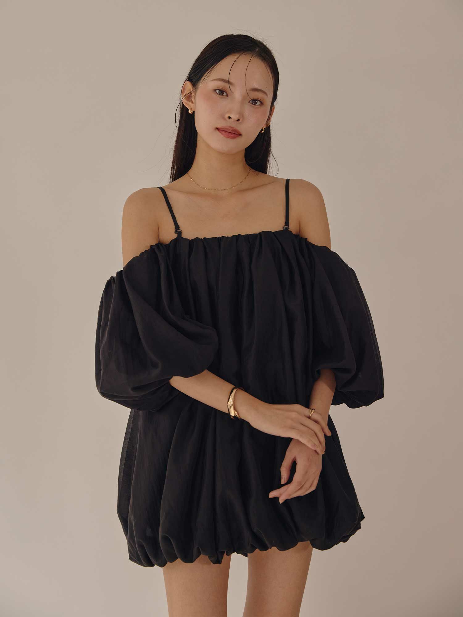 シアーバルーンミニワンピース | ACYM ONLINE SHOP