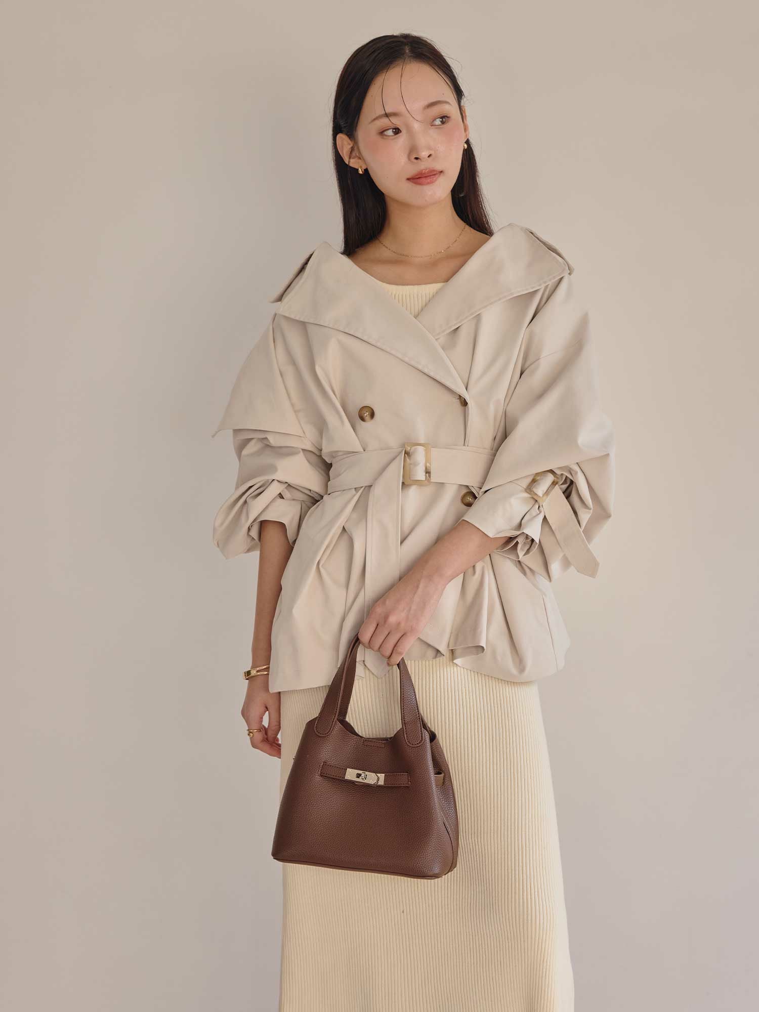 クラシカルミドルトレンチコート | ACYM ONLINE SHOP