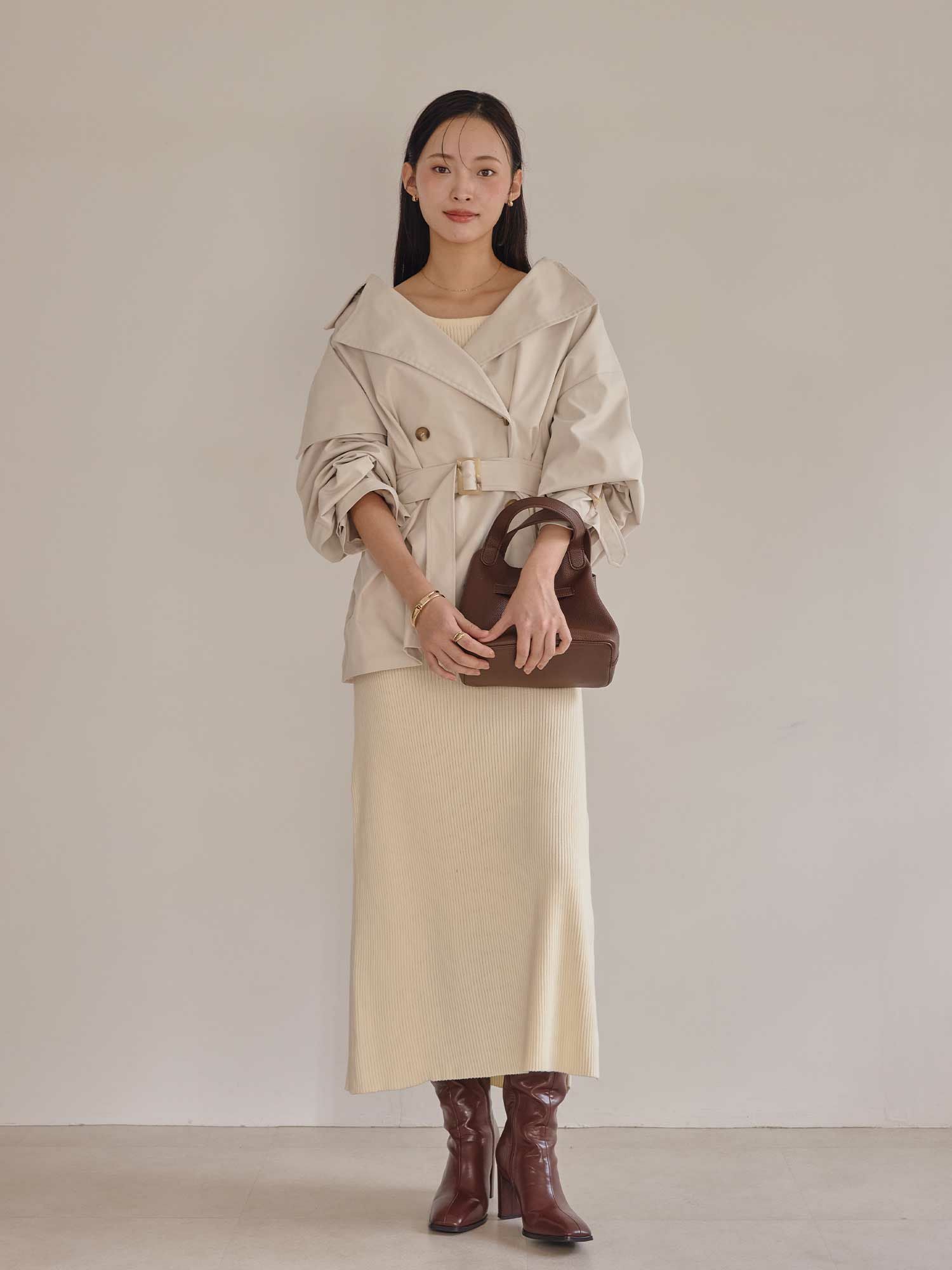 クラシカルミドルトレンチコート | ACYM ONLINE SHOP
