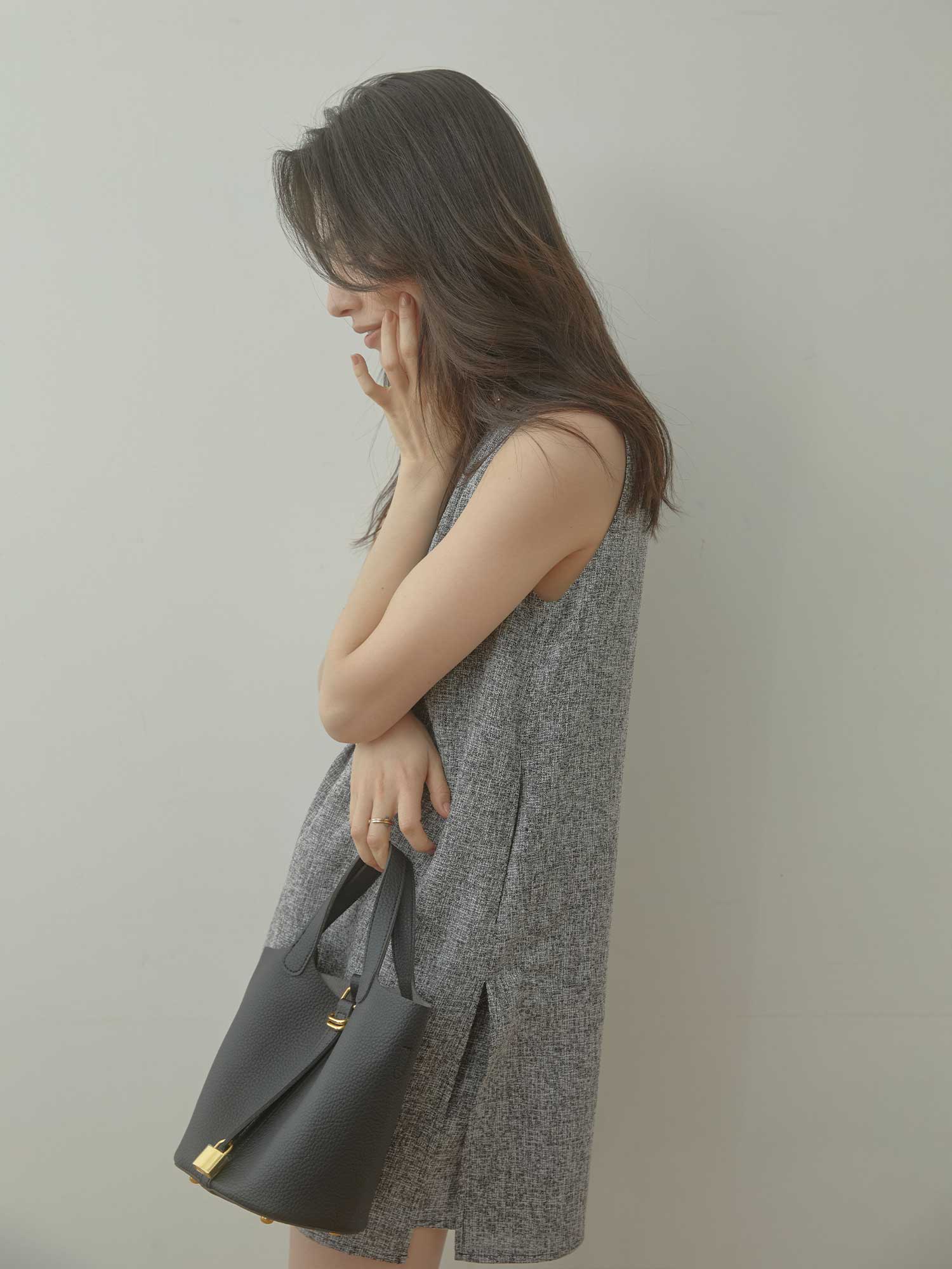 ボックスツイードミニサロペット | ACYM ONLINE SHOP