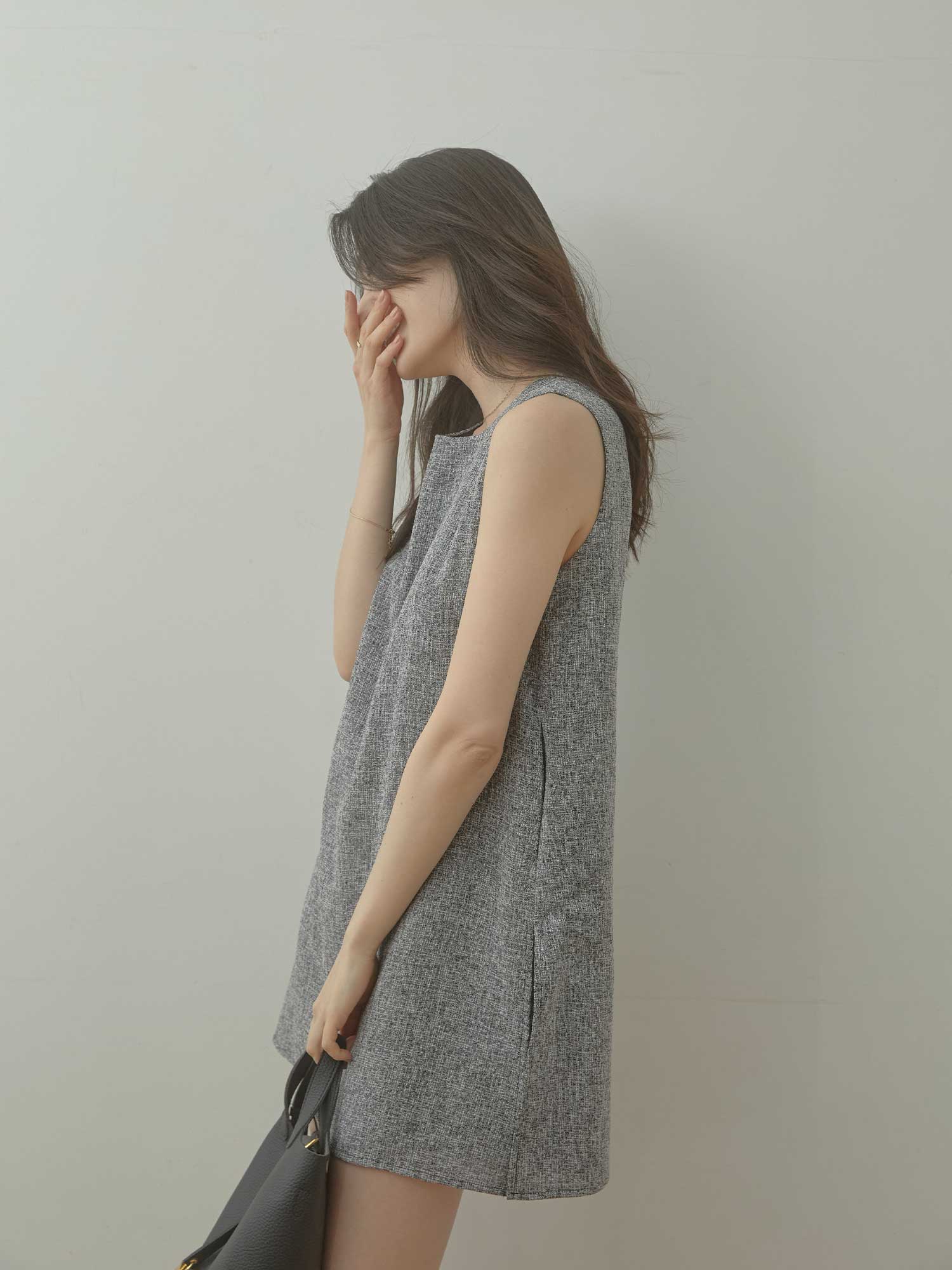 ボックスツイードミニサロペット | ACYM ONLINE SHOP